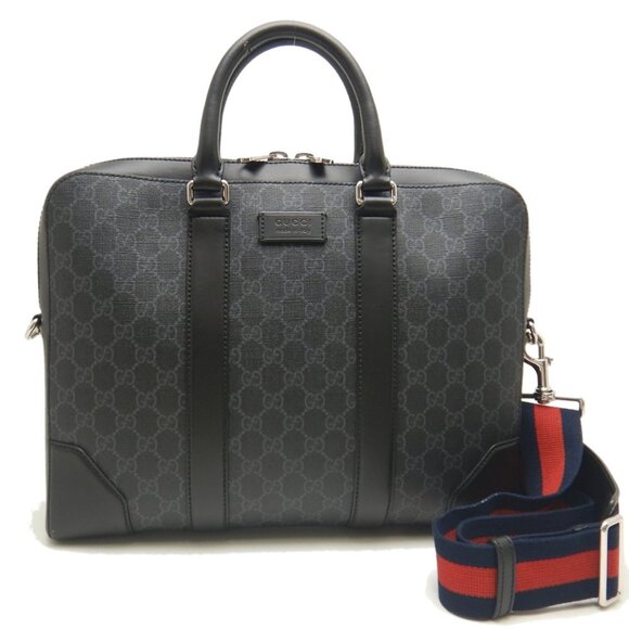 GUCCI Black Canvas Bag